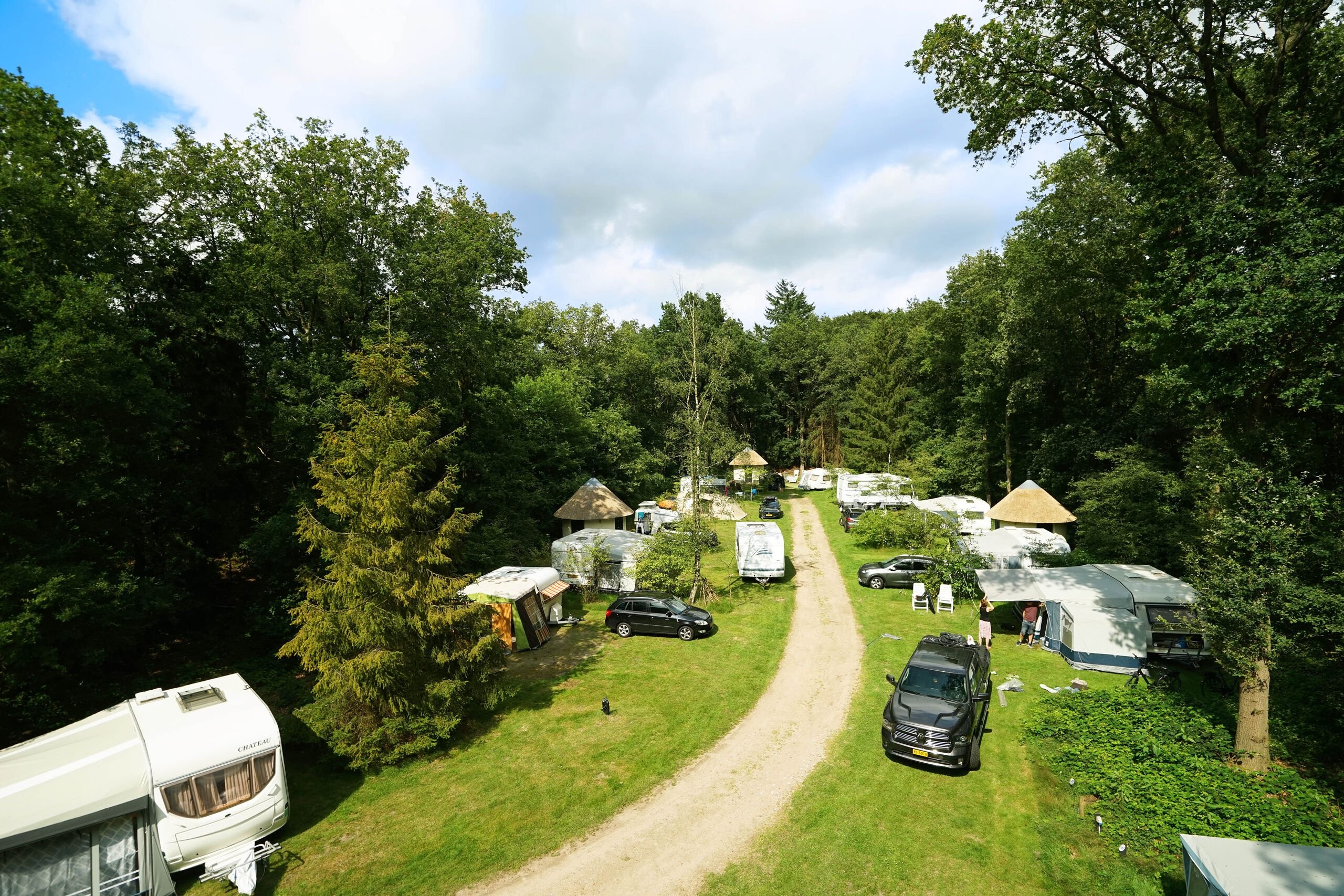 Stellplatz mit Privatsanitär
